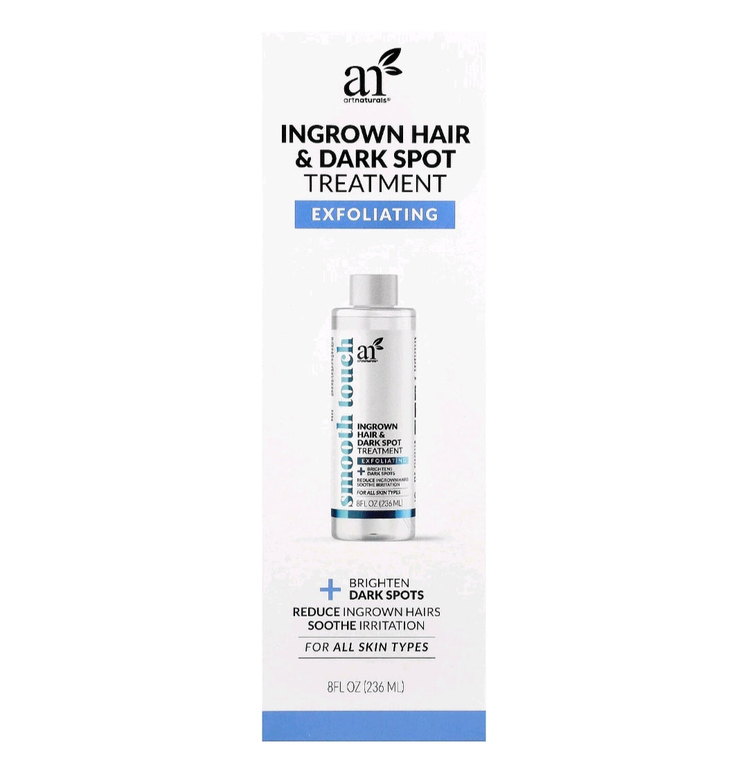 artnaturals Ingrown Hair & Dark Spot Treatment, For All Skin Types, 8 fl oz (236 ml)