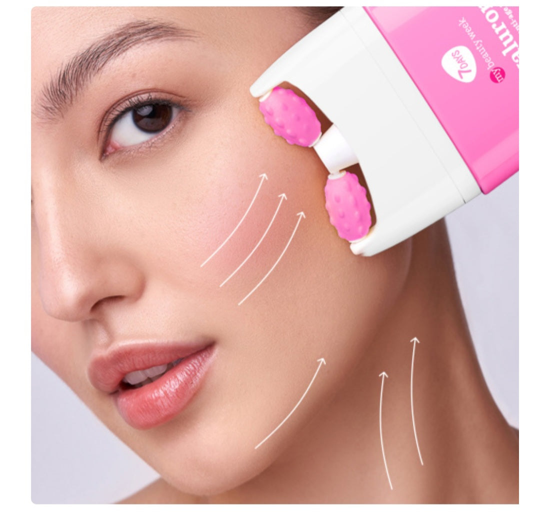 7 Days Beauty Face cream 3D massager, anti-age and moisturizing, Hyaluronic( 80 ML)