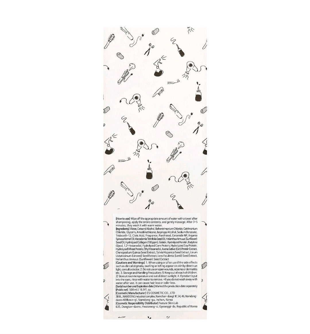 Elizavecca Cer-100 Collagen Coating Hair A+ Muscle Treatment Rinse 500ml