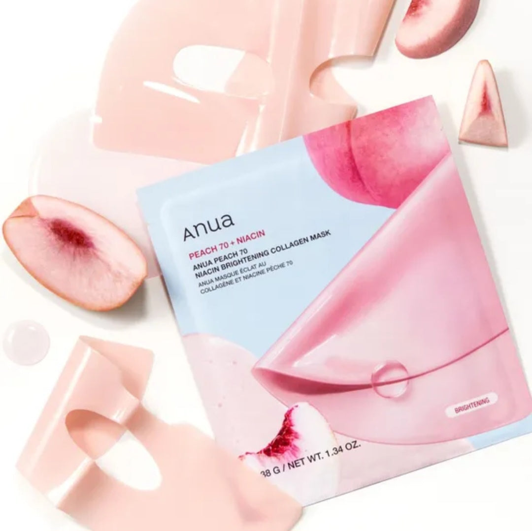 ANUA
Peach 70 Niacin Brightening Collagen Mask, 1 count