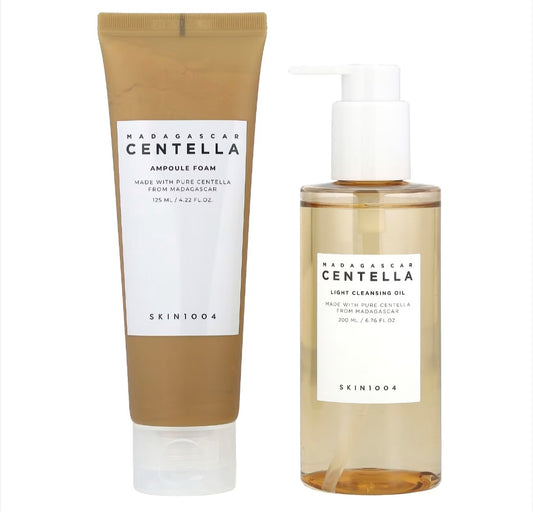 SKIN1004
Madagascar Centella, Double Cleansing Duo, 2 Piece Set