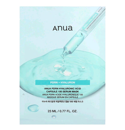 Anua PDRN Hyaluronic Acid Capsule 100 Serum Mask (10pcs)