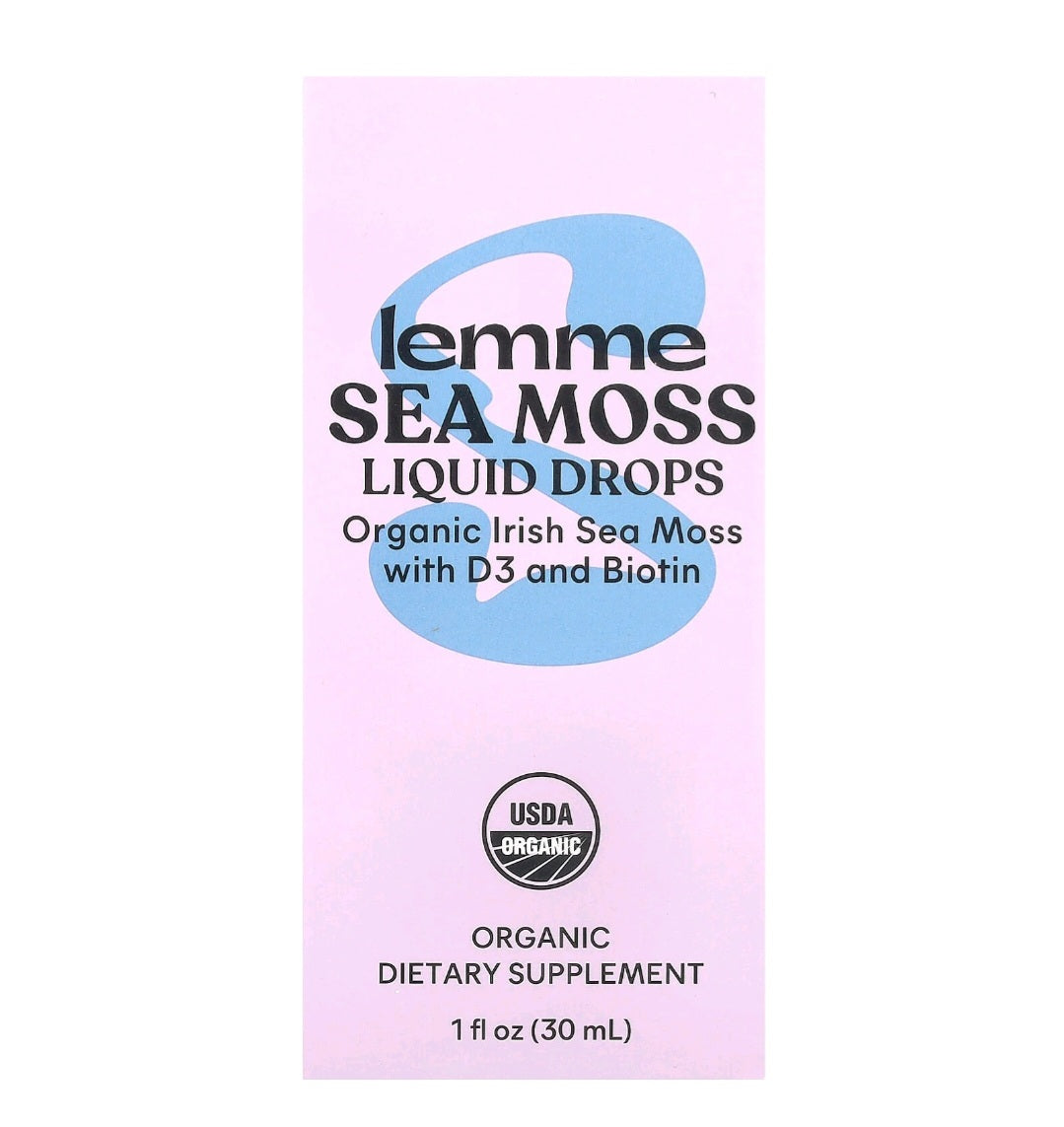 Lemme Sea Moss: Irish Sea Moss Beauty Liquid Drops
