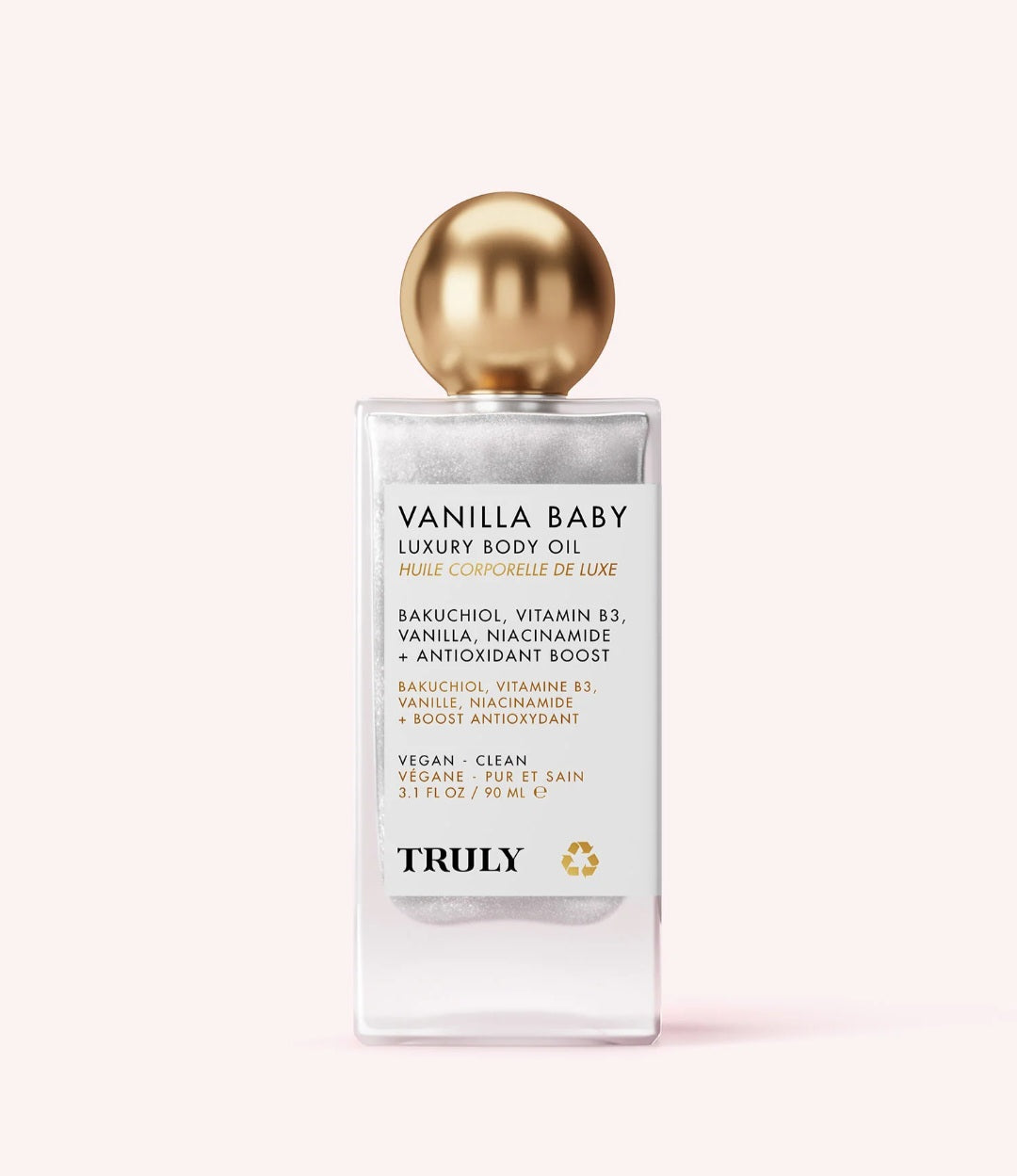 Truly Beauty Vanilla Baby Luxury Body Oil 3.1 fl oz ( 90ml)