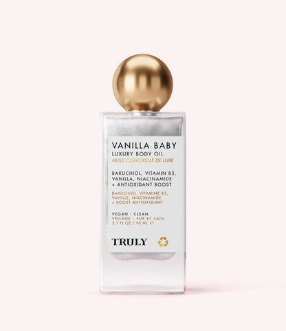Truly Beauty Vanilla Baby Luxury Body Oil 3.1 fl oz ( 90ml)