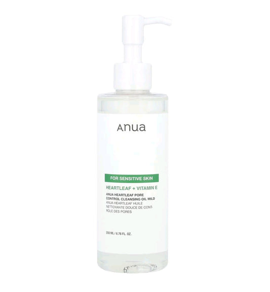 Anua Heartleaf Pore Control Cleansing Oil, Mild, 6.76 fl oz (200 ml)