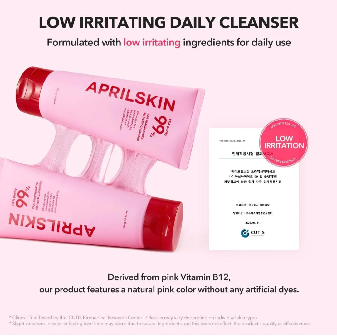APRILSKIN - TXA Niacinamide 99 Deep Cleanser 4.23 oz (120 g)