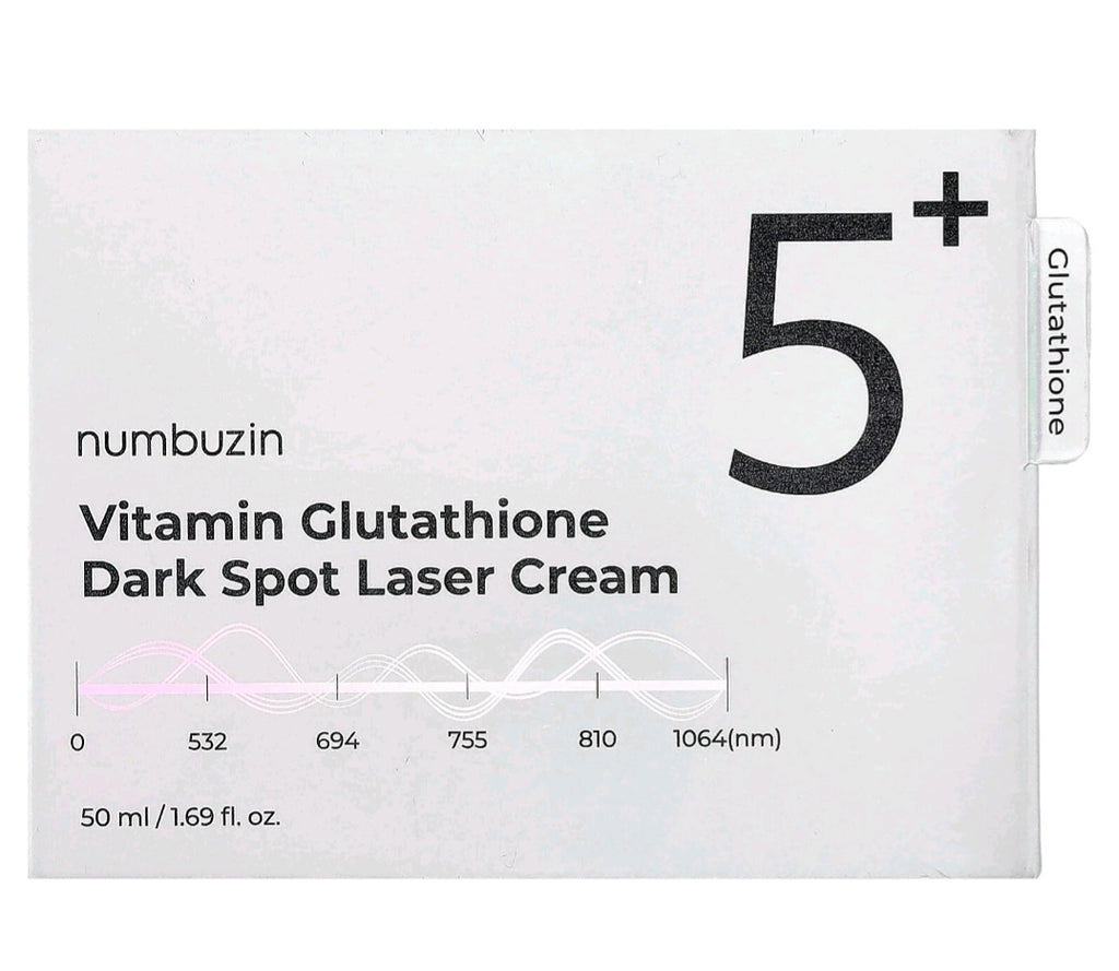 Numbuzin No.5+ Glutathione Vitamin Dark Spot  Laser Cream 50ml