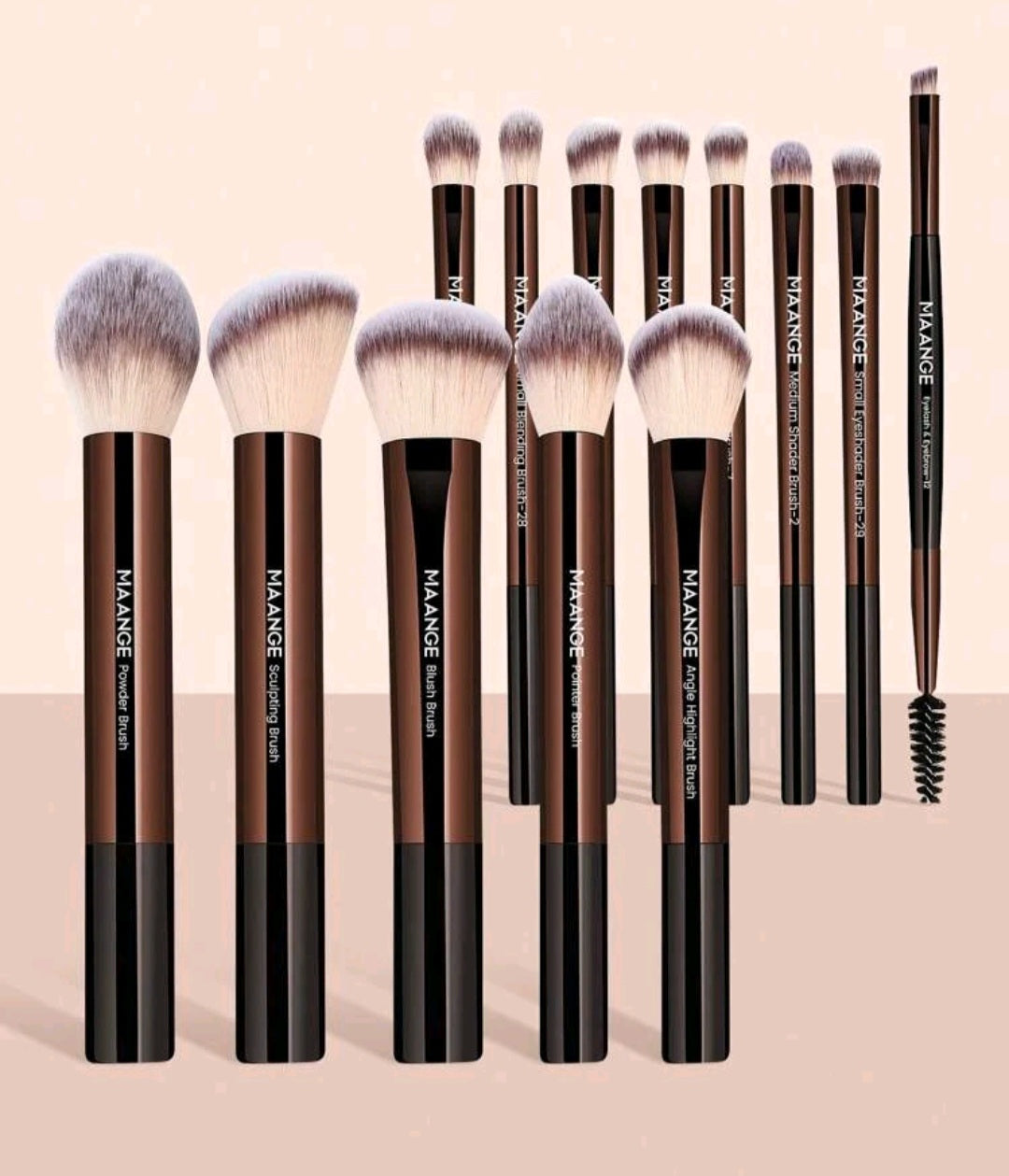 Maange 13-piece professional makeup brush set