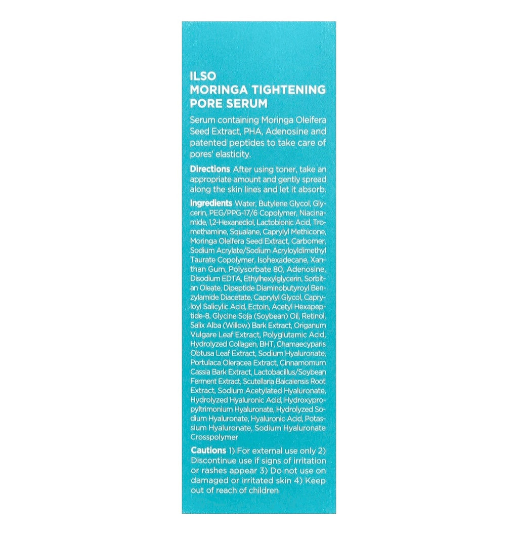 ilso
Moringa Tightening Pore Serum