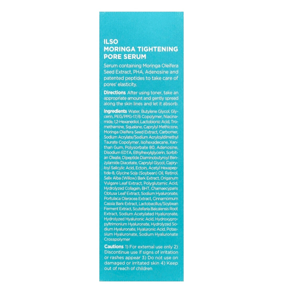 ilso
Moringa Tightening Pore Serum