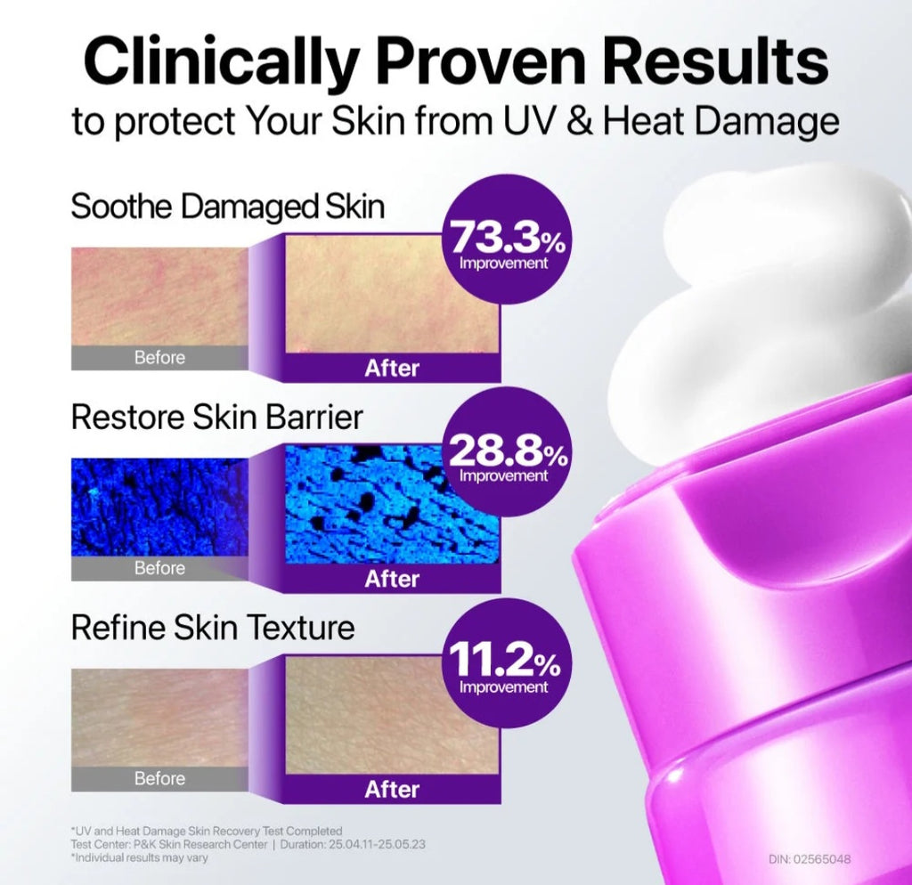 Numbuzin No.9 NAD+ Bio Super Defense, PEPTIDES Glow Sunscreen, SPF50