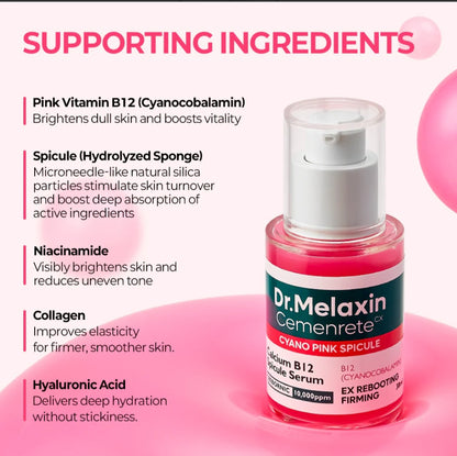 Dr. Melaxin Cemenrete Cyano Pink Spicule Serum 1.01 fl ( 30 ml)