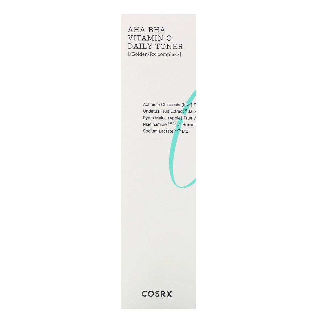 Cosrx, Refresh, AHA BHA Vitamin C Daily Toner