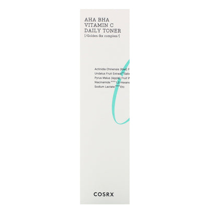 Cosrx, Refresh, AHA BHA Vitamin C Daily Toner