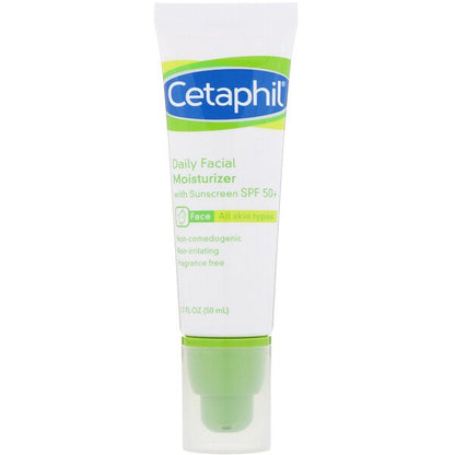 Cetaphil, Daily Facial Moisturizer, SPF 50+