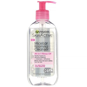 Garnier, SkinActive, Micellar Foaming Cleanser