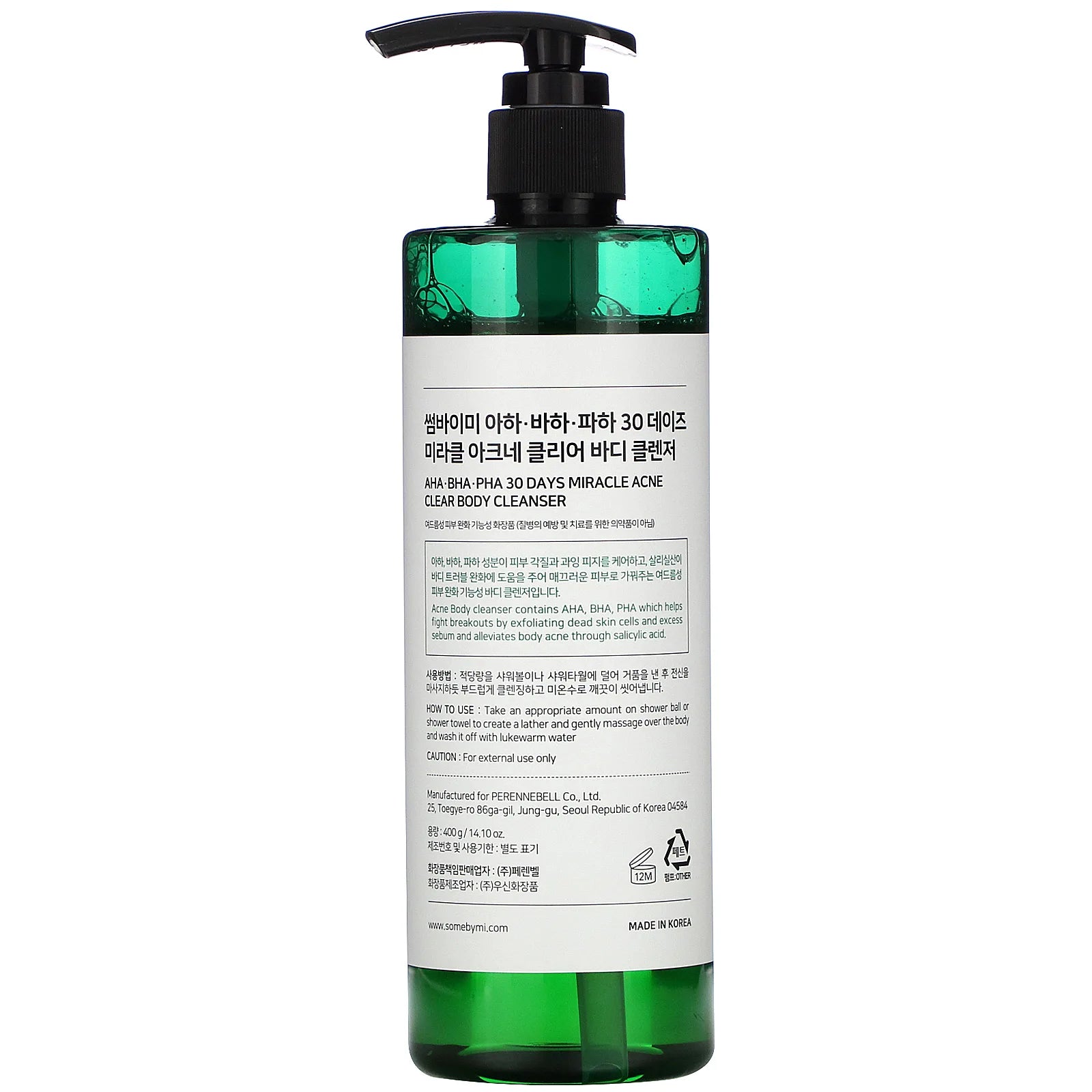 Some By Mi, Miracle Acne Clear, Body Cleanser