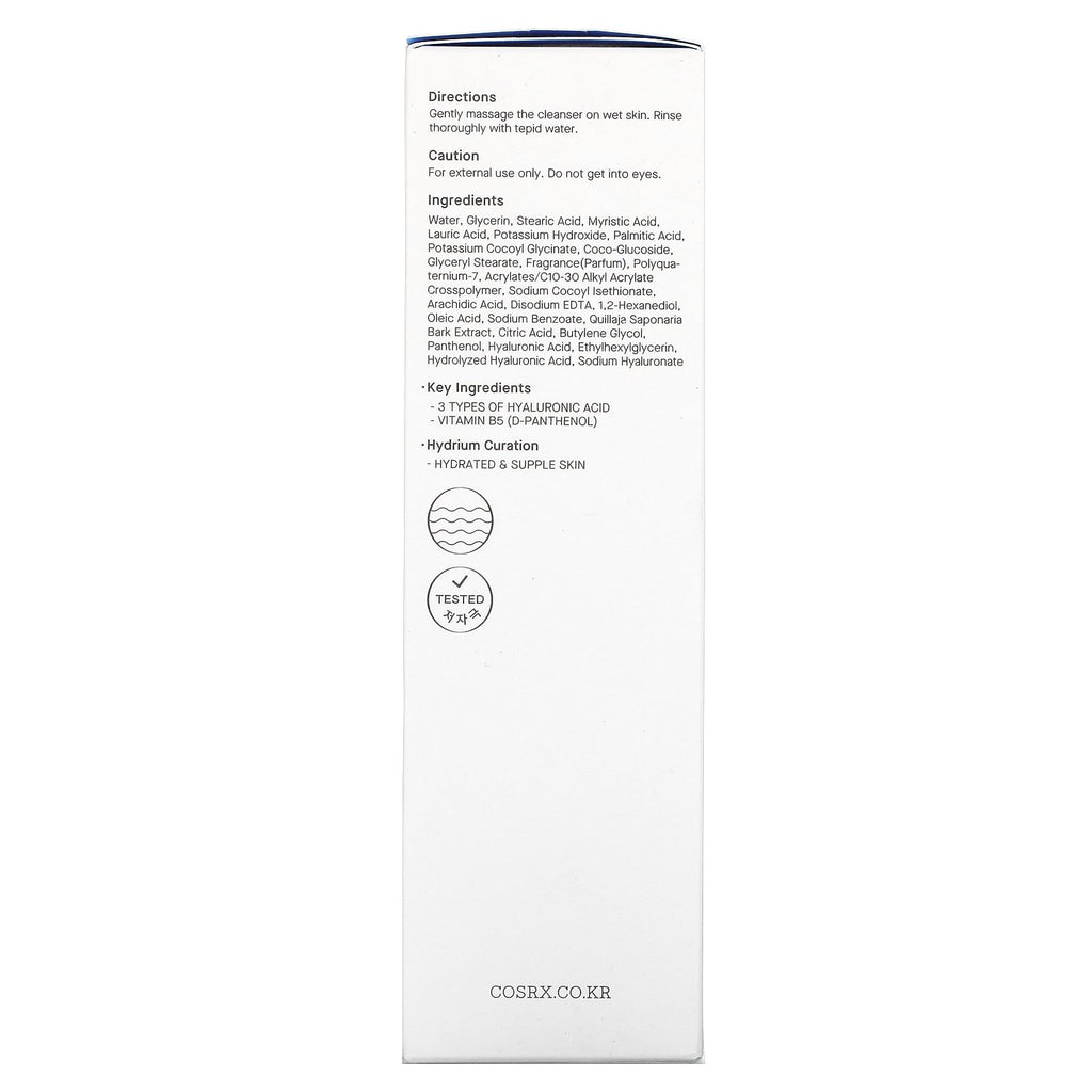 Cosrx, Hydrium Triple Hyaluronic Moisture Cleanser