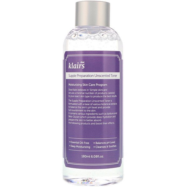 Dear, Klairs, Supple Preparation Unscented Toner