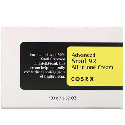 Cosrx, Advanced Snail 92, All in One Cream