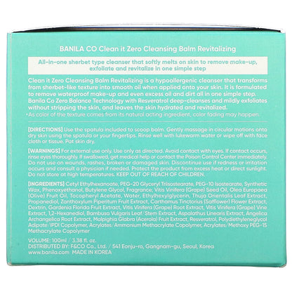 Banila Co., Clean It Zero, Cleansing Balm