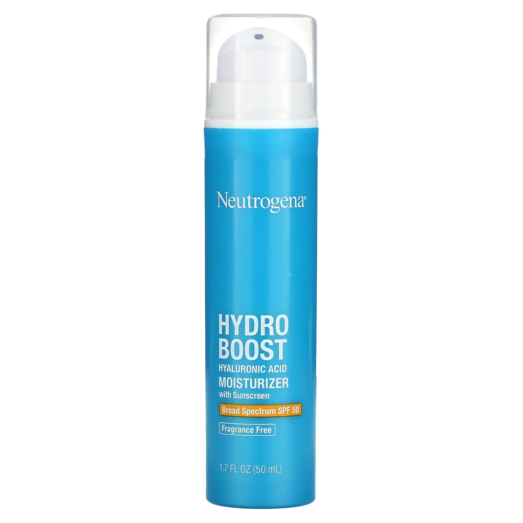 Neutrogena, Hydro Boost Hyaluronic Acid Moisturizer With Sunscreen, SPF 50