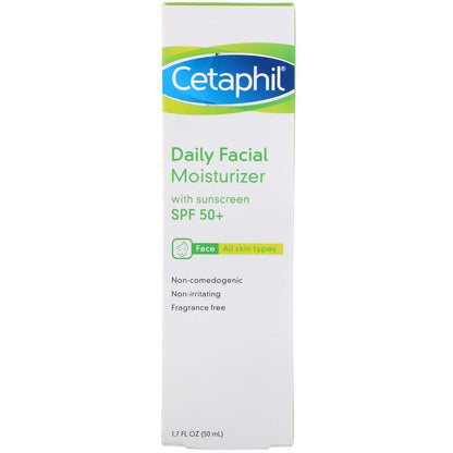 Cetaphil, Daily Facial Moisturizer, SPF 50+