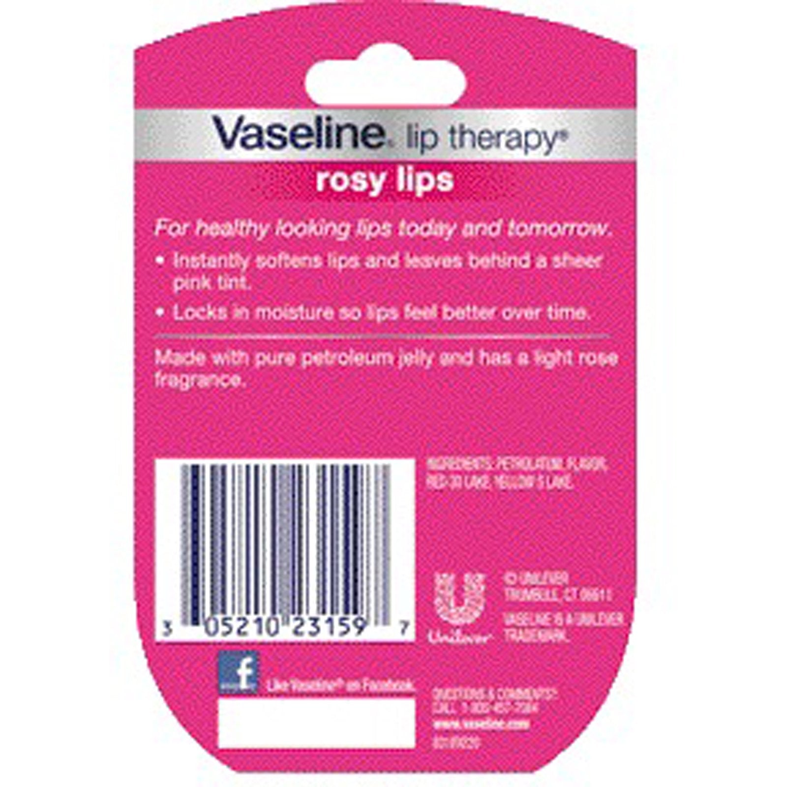 Vaseline, Lip Therapy, Rosy Lip Balm