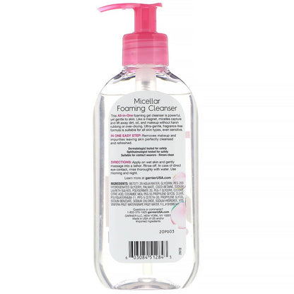 Garnier, SkinActive, Micellar Foaming Cleanser