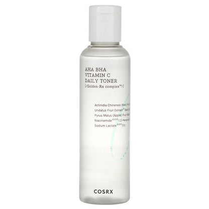 Cosrx, Refresh, AHA BHA Vitamin C Daily Toner