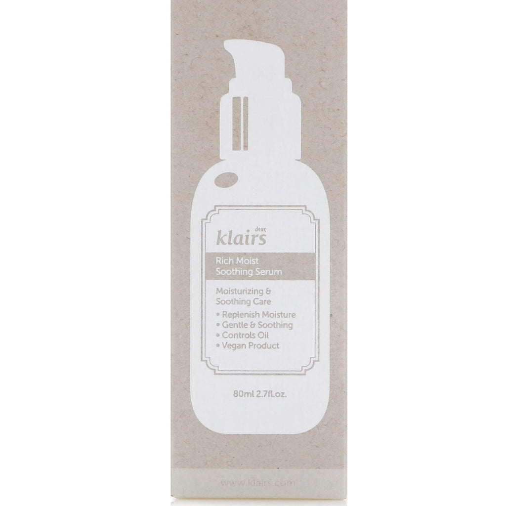 Dear, Klairs, Rich Moist Soothing Serum