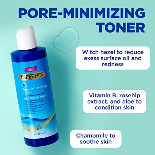 Differin, Pore-Minimizing Toner, With Witch Hazel