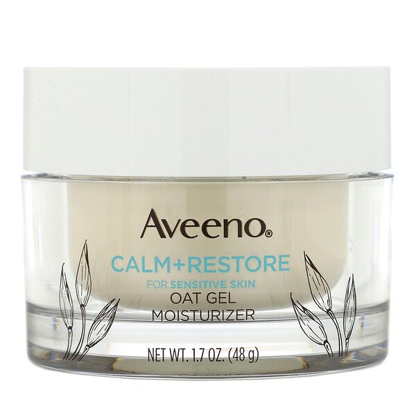 Aveeno, Calm + Restore, Oat Gel Moisturizer, Fragrance Free