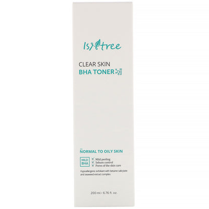 Isntree, Clear Skin BHA Toner