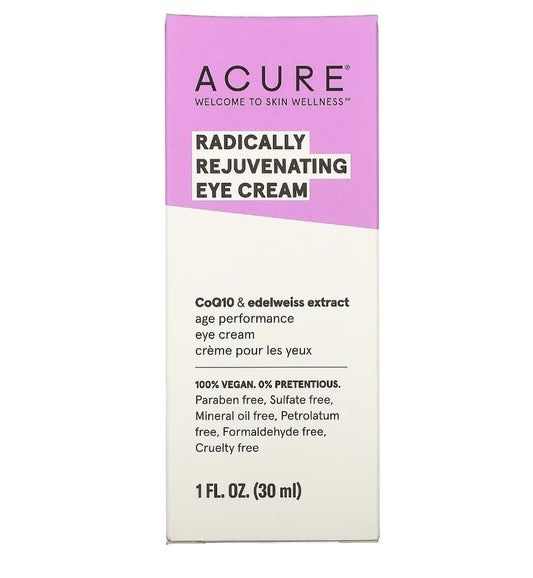 Acure, Radically Rejuvenating, Eye Cream