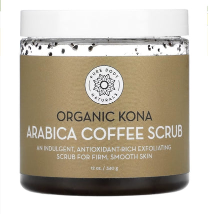 Pure Body Naturals,  Organic Kona Arabica Coffee Body Scrub