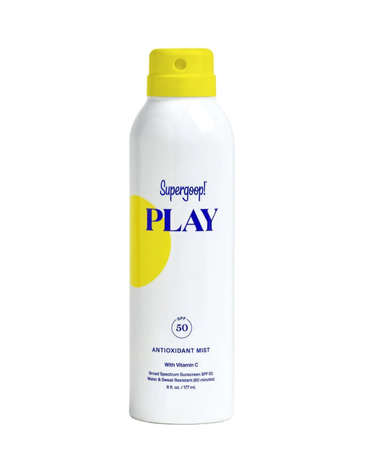 Supergoop, Play Antioxidant Body Sunscreen Mist SPF 50 PA++++