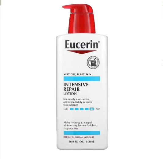 Eucerin, Intensive Repair Lotion, Fragrance Free