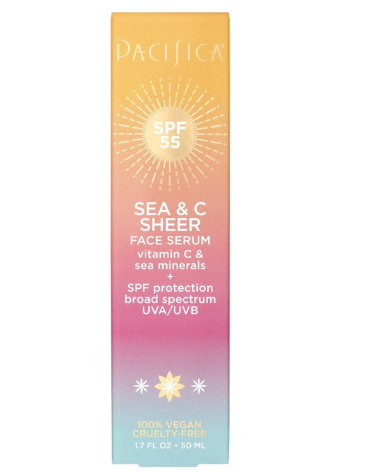 Pacifica, SEA & C Sheer Face Serum SPF 55