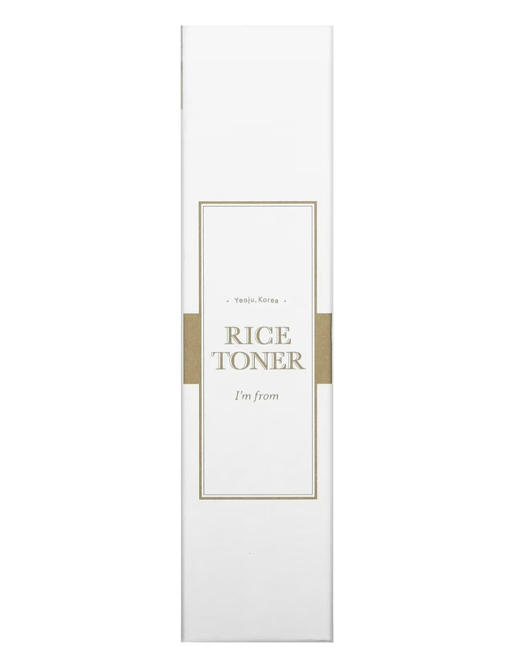 I'M From, Rice Toner