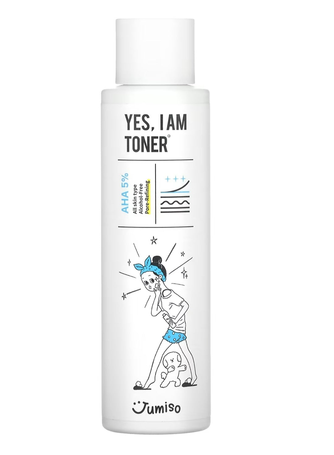 Jumiso, Yes, I am Toner, AHA 5%, 5.07 fl oz (150 ml