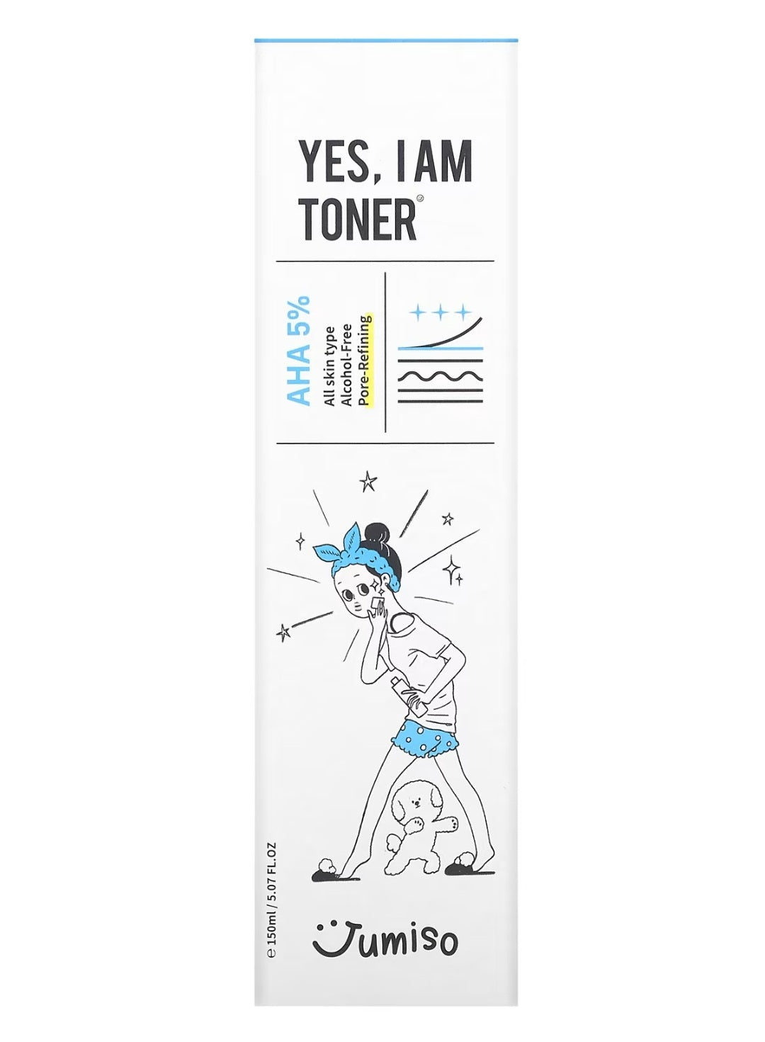 Jumiso, Yes, I am Toner, AHA 5%, 5.07 fl oz (150 ml