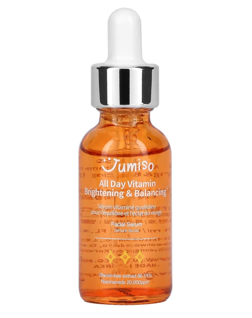 Jumiso, All Day Vitamin Brightening & Balancing Facial Serum, 1.01 fl oz (30 ml