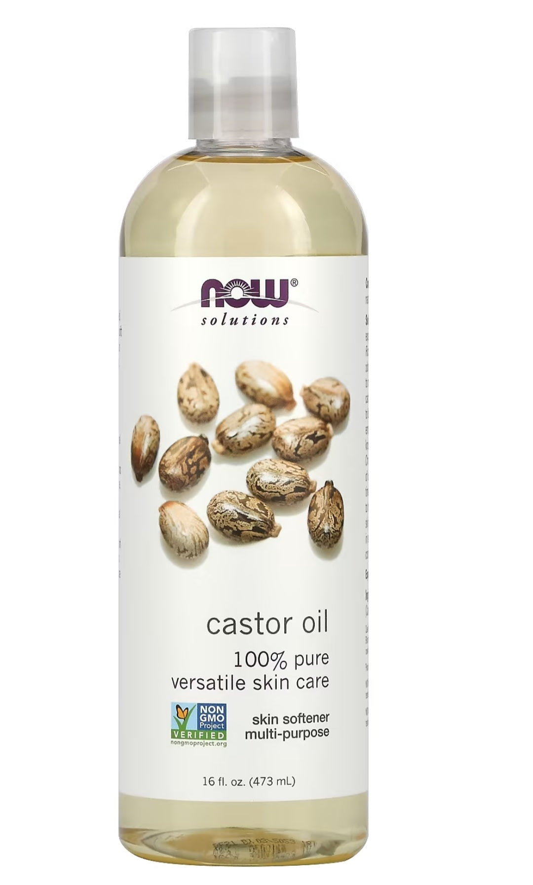 NOW Foods, Solutions, Castor Oil, 16 fl oz (473 ml)