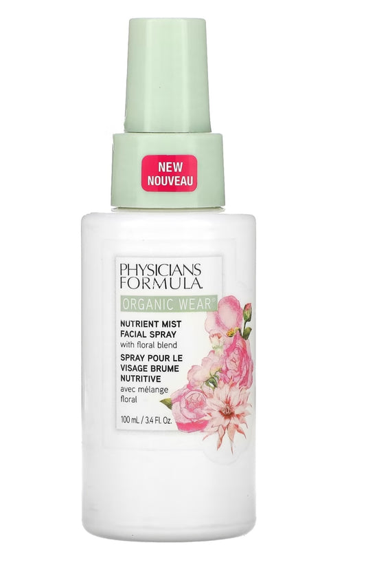 Physicians Formula, Organic Wear, Nutrient Mist Facial Spray, 3.4 fl oz (100 ml)