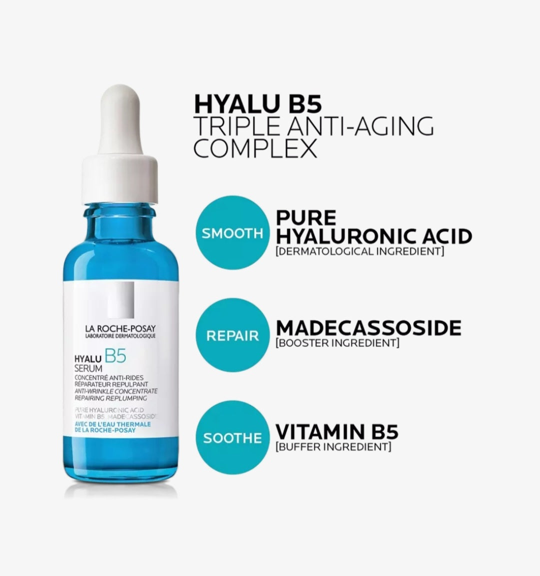 La Roche-Posay, Hyalu B5 Pure Hyaluronic Acid Face Serum