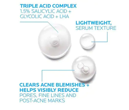 La Roche-Posay, EFFACLAR SALICYLIC ACID ACNE TREATMENT SERUM