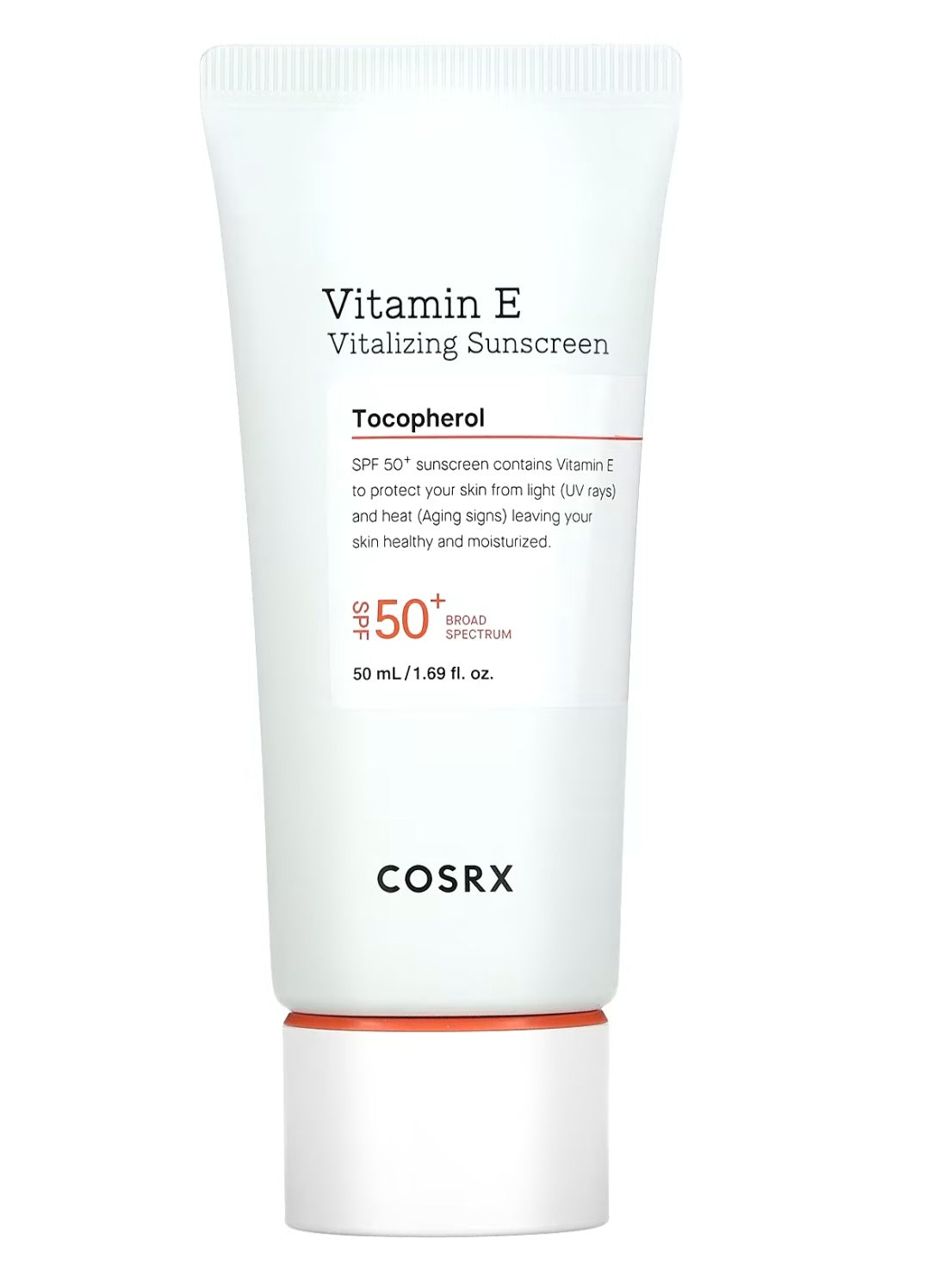 Cosrx, Vitamin E, Vitalizing Sunscreen, SPF 50+, 1.69 fl oz (50 ml)