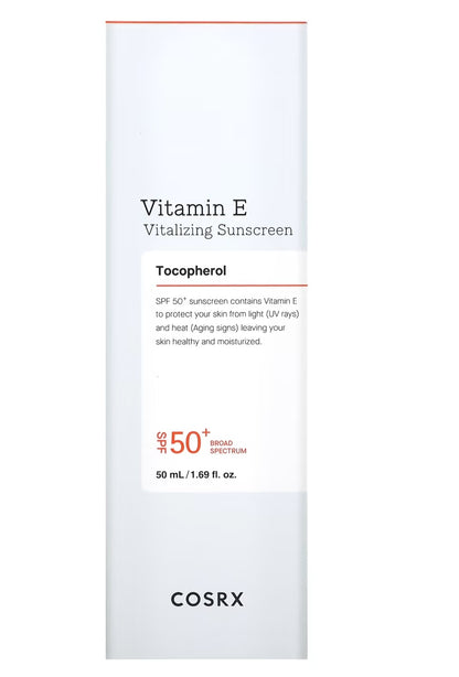 Cosrx, Vitamin E, Vitalizing Sunscreen, SPF 50+, 1.69 fl oz (50 ml)